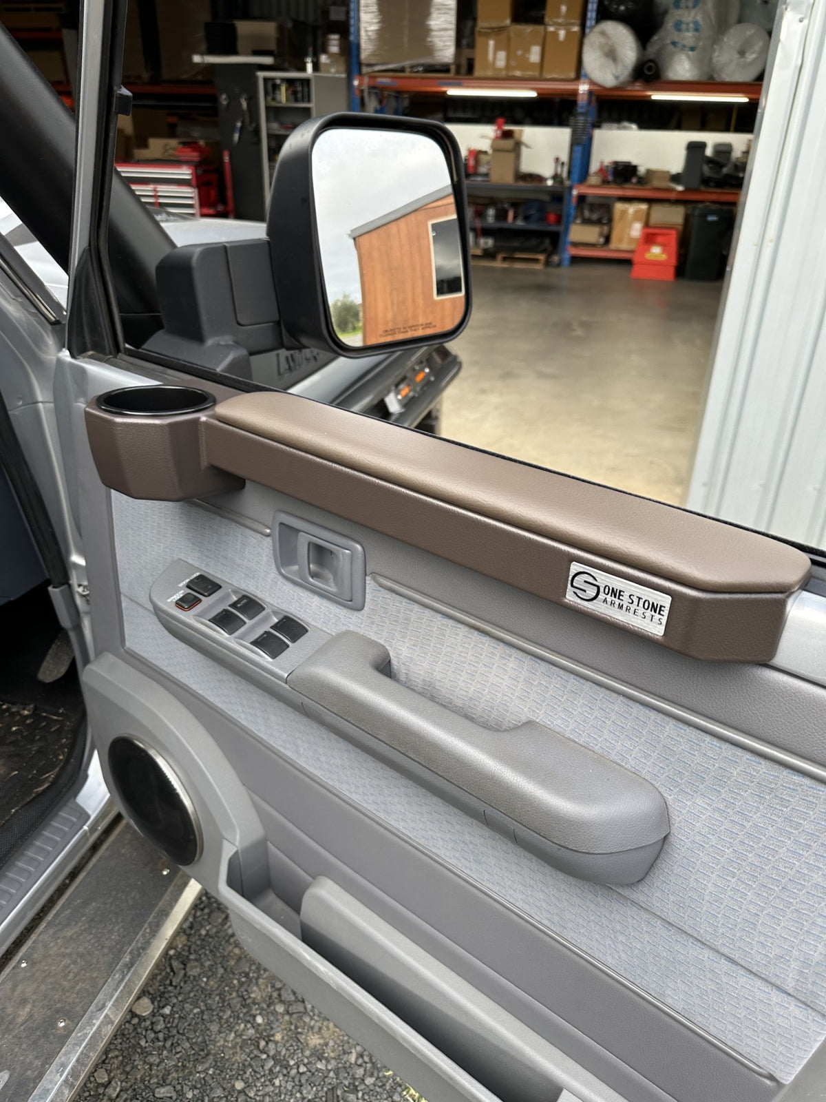 One Stone Armrests with Cup Holders (PAIR) - Front & Rear Available