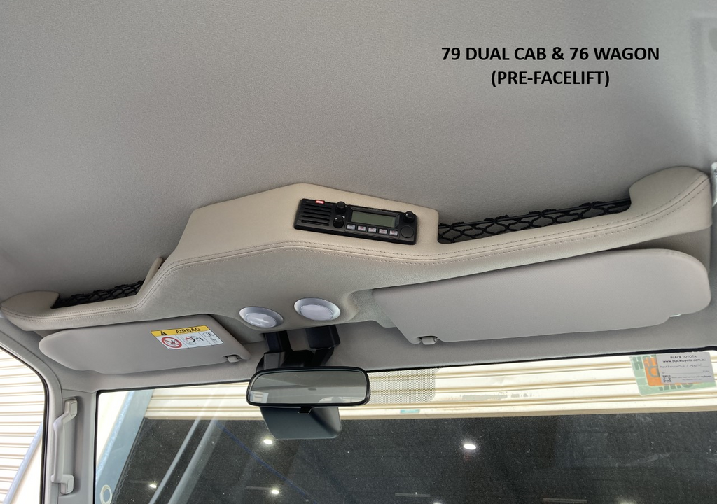 Bulge Shape Roof Console - With DIN Sized UHF Provision