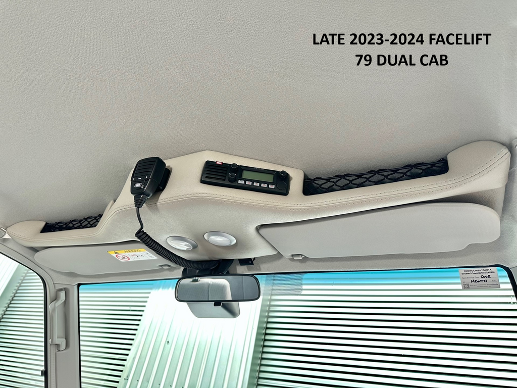 Bulge Shape Roof Console - With DIN Sized UHF Provision
