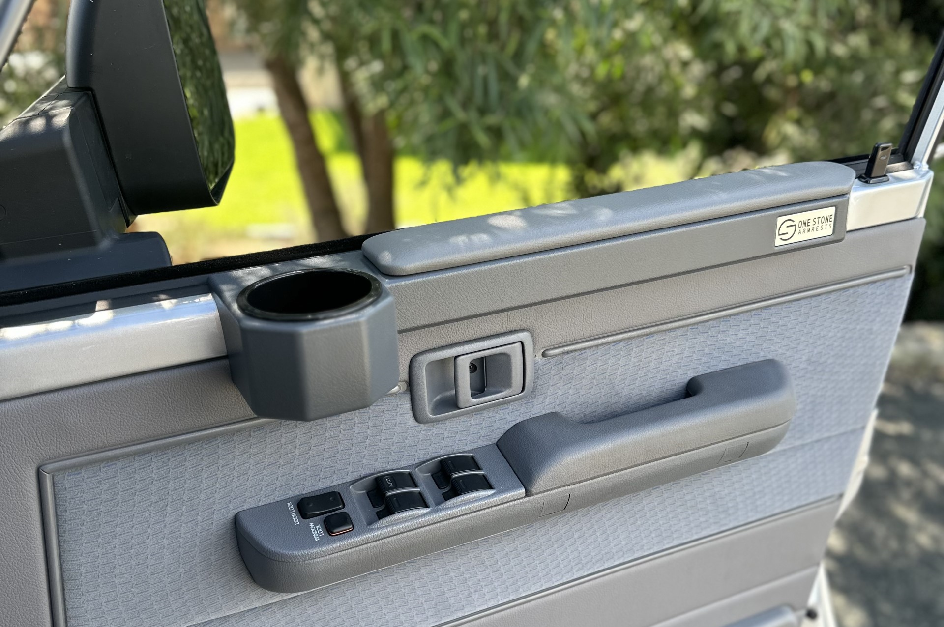 One Stone Armrests with Cup Holders (PAIR) - Front & Rear